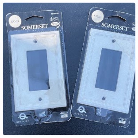 New Somerset Sand Light Switch Covers - Picture 1 of 3